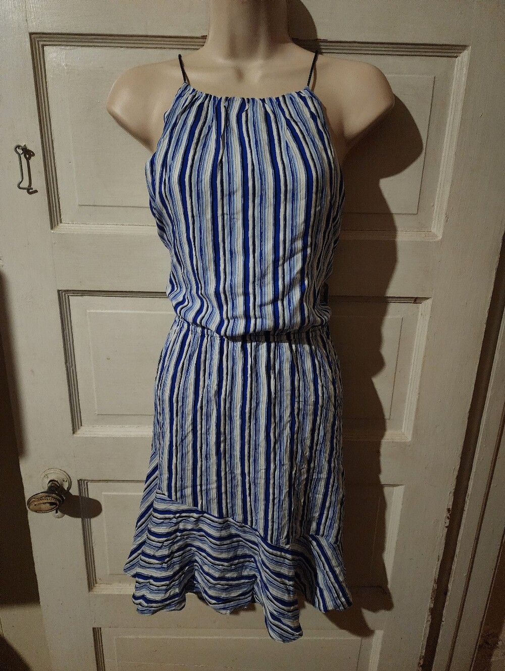 Sequin Hearts Striped Sleeveless Dress XL Juniors